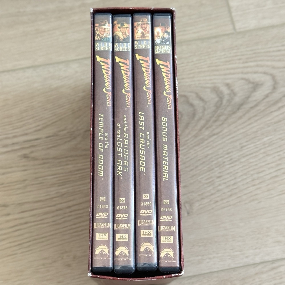 Indiana Jones Complete DVD Movie Collection Widescreen 4 Disc Box Set 2003 - Picture 3 of 6